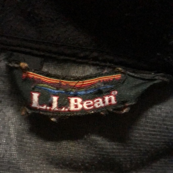 #1175 L.L Bean windbreaker khaki Green waist drawstring zip pockets Med Reg - Picture 10 of 10